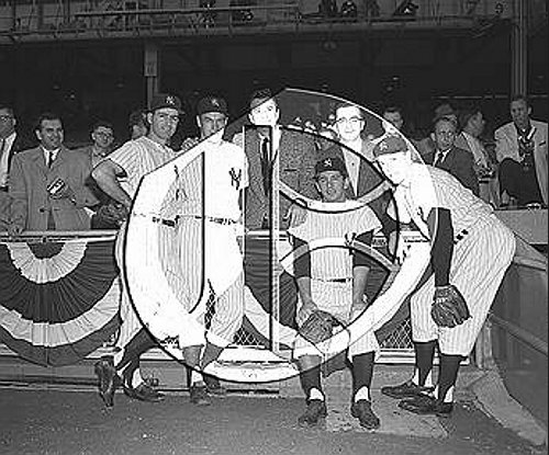 Jerry Coleman, Andy Carey, Billy Martin and Gil McDougald56N0306